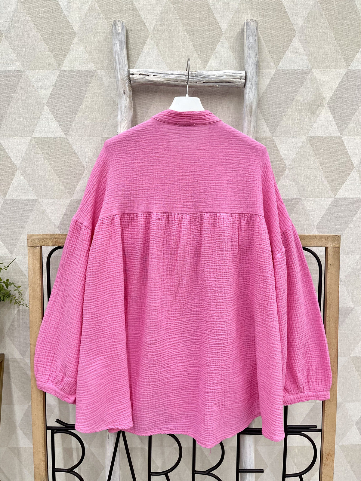 Chemise brodée colorée