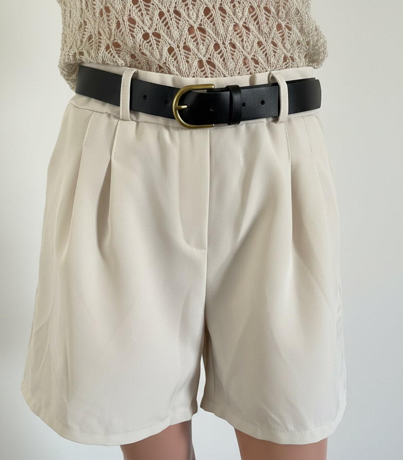 Short fluide ceinturé