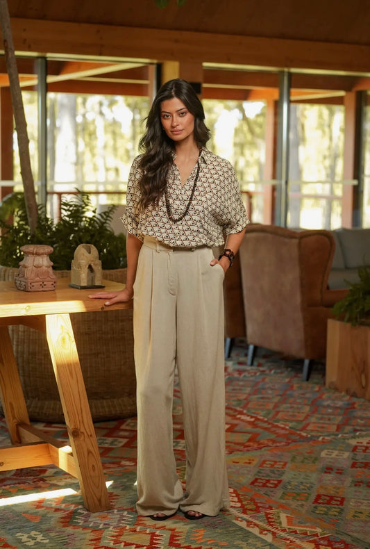 Pantalon en lin