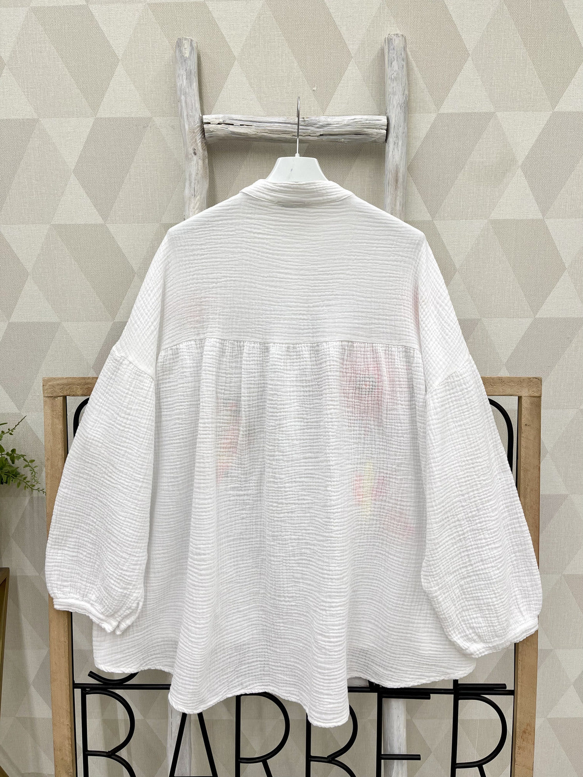 Chemise brodée colorée